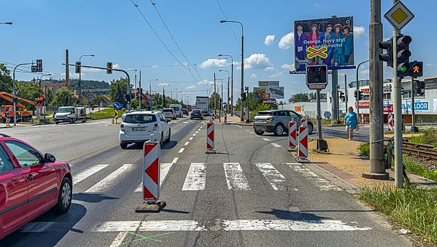 Zlín chystá další tři chytré křižovatky, v září vyzkouší první pod Jižními Svahy