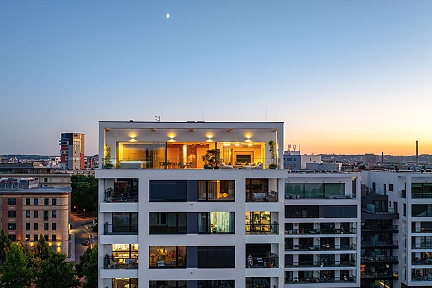 Penthouse za 105 milionů v Praze. Luxusní bydlení, které bere dech