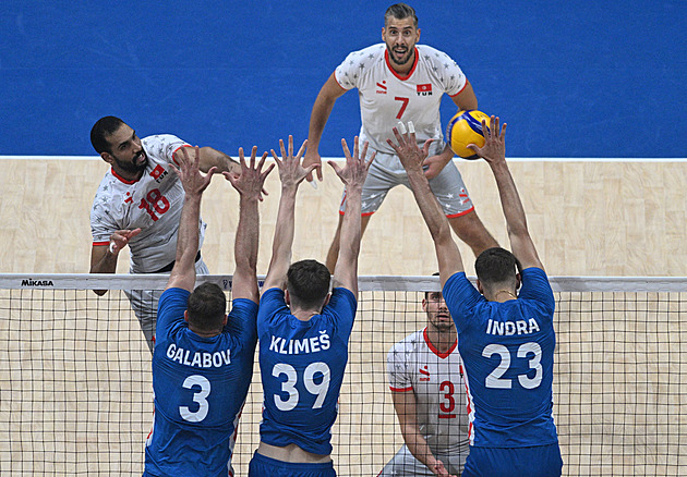 Volejbal ONLINE: Čechům se v osmifinále proti Tunisku daří, berou první set