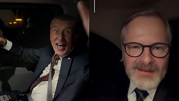 Babiš po debatě křepčil v autě, Fiala vyjádřil obavy o jeho zdraví