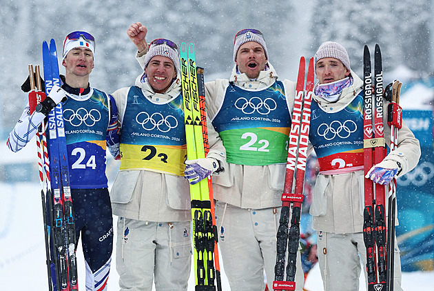 Premiérové zlato pro štafetu Francie. Češi jsou příčku od svého nejlepšího umístění