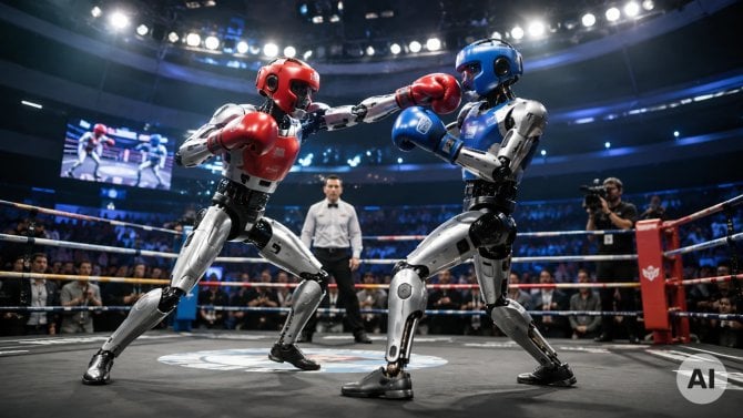Rychlejší než Usain Bolt: (komická) olympiáda humanoidů ukázala, jak se nám Čína vzdaluje