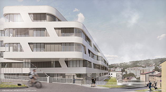 Napřed demolice, pak nový pavilon a hala. Náchodská nemocnice pokračuje v modernizaci