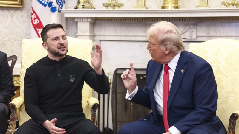 Trump ostře o Zelenském: Neví, o čem mluví. Za Ukrajinu by měl vyjednávat někdo jiný
